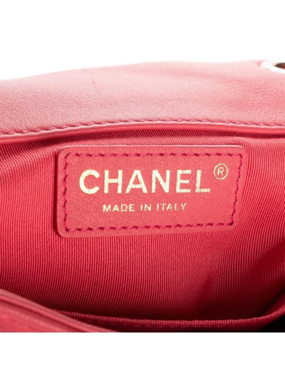Chanel Mini Classic Chain Crossbody Flap Bag Pink Quilted Lambskin Leather
